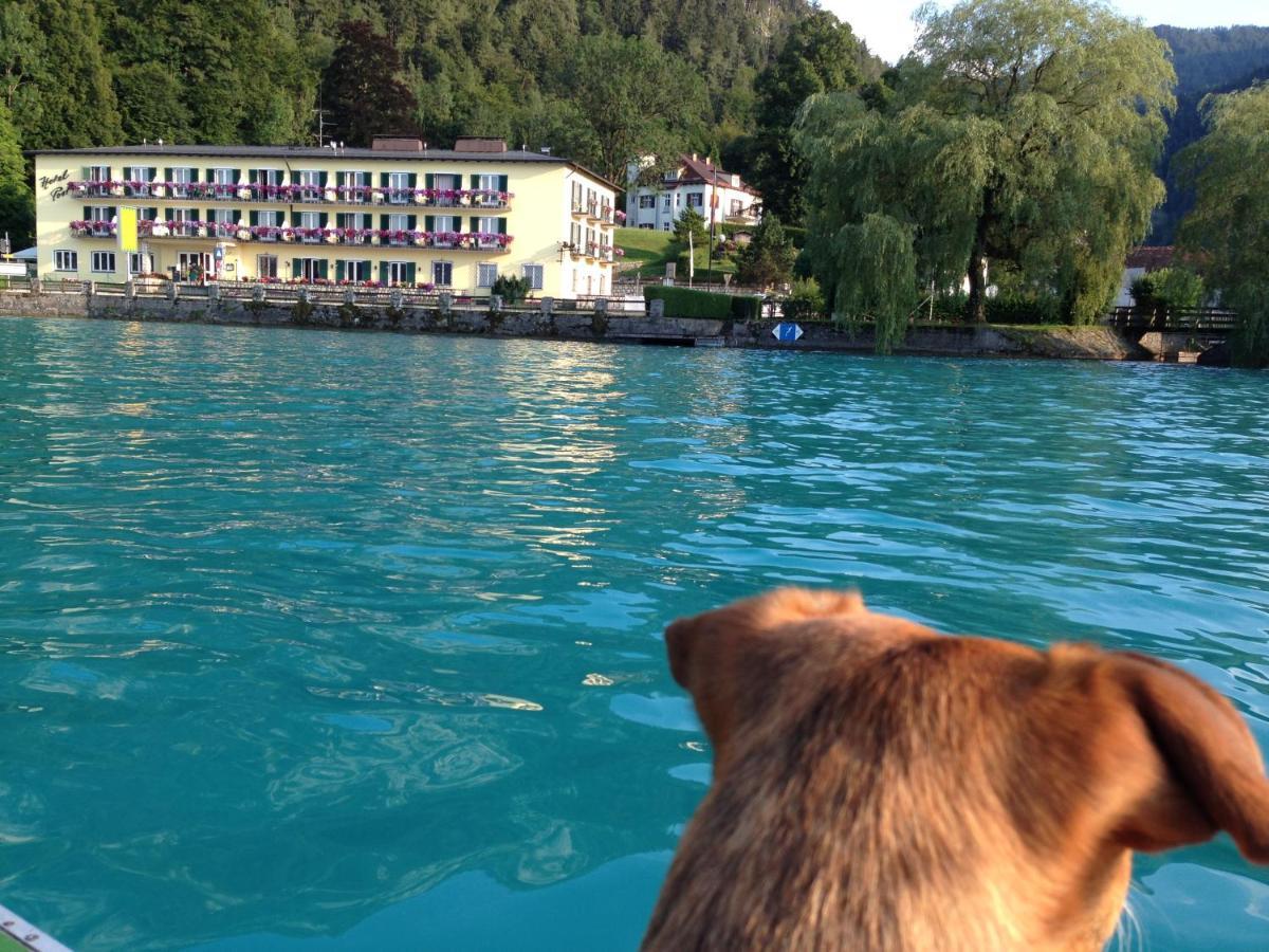 See-Hotel Post Am Attersee Weissenbach am Attersee Bagian luar foto